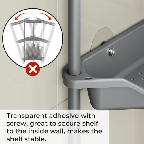 ODesign 3-Tier Corner Shower Caddy