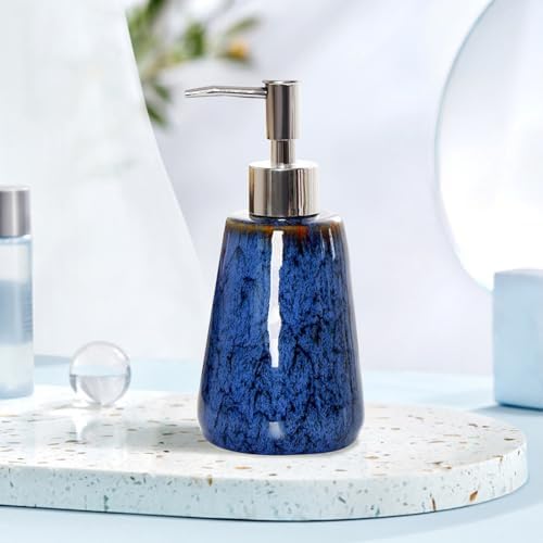 Stylish Ceramic Dispenser with Variable Glaze