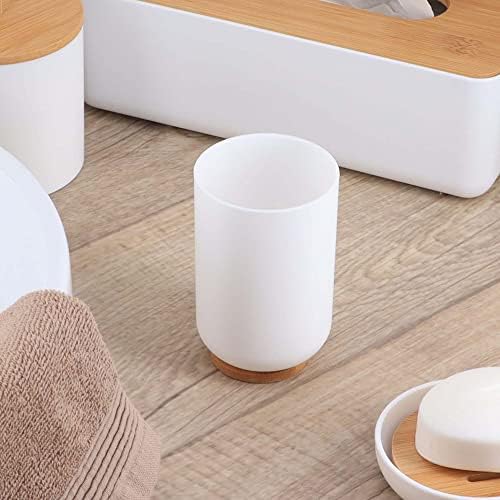 EVIDECO Bamboo Vanity Tumbler - 10 fl oz Capacity - Durable Bamboo PS Design