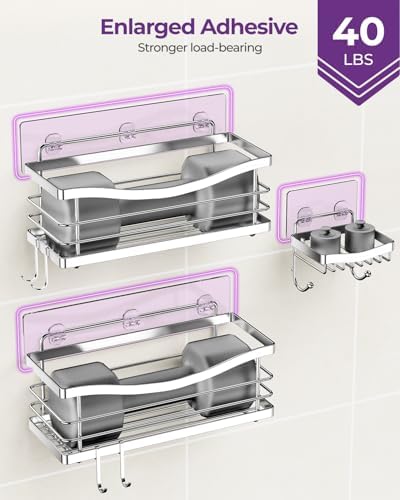 ODesign 3-Piece Rust-Proof Shower Caddy