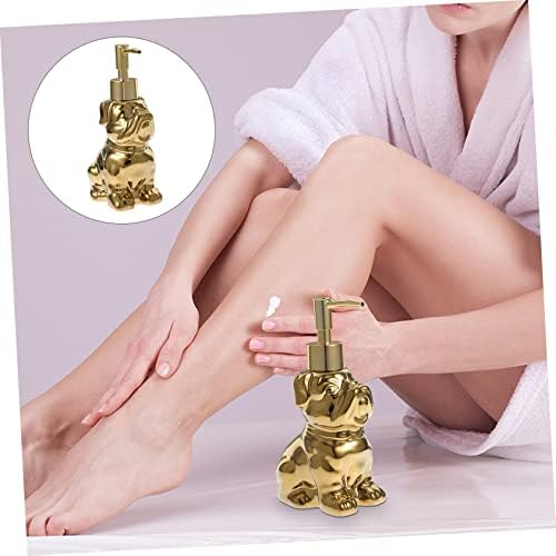 Dog-Shaped Ceramic Lotion Dispenser