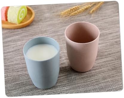 WOONEKY Wheat Straw Tumbler Cup