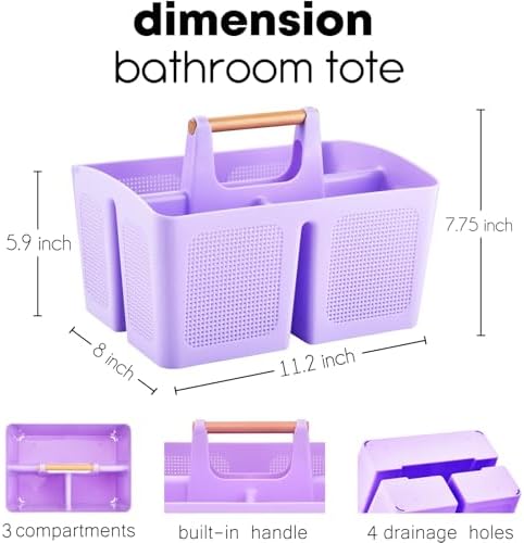 Efficiently Organize Your Bathroom Essentials withdeps ALINK Portable Shower Basket