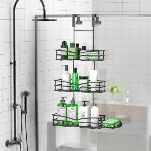 Adjustable Rust-Resistant over the Door Shower Caddy
