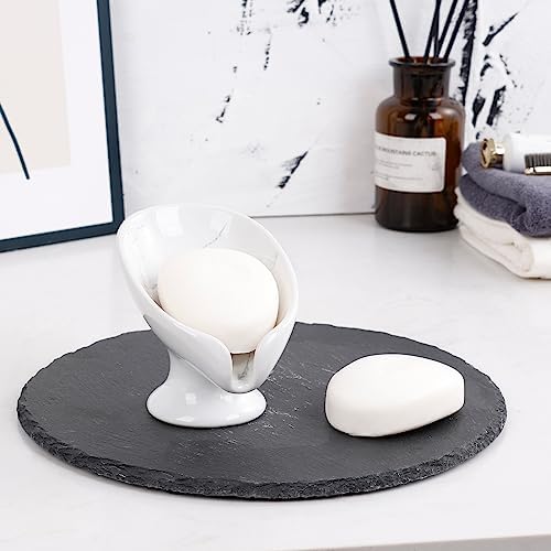 Cleaning Treasures Self-Draining Ceramic Soap Dish