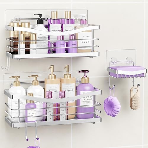ODesign 3-Piece Rust-Proof Shower Caddy