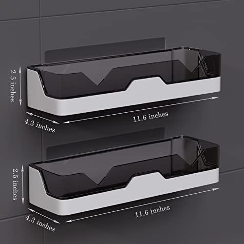 UIFER 2-Pack Adhesive Shower Caddy