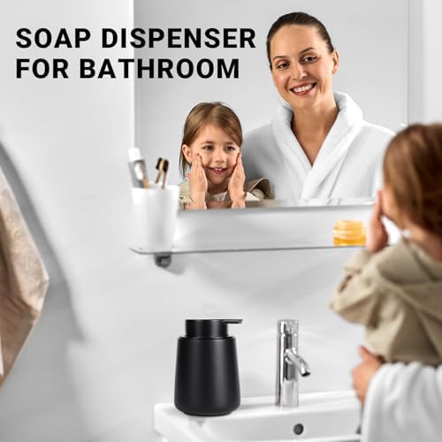 Foam Hand Soap Dispenser with 12 oz Refillable Mat Black Product