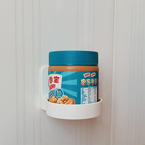 Adhesive Round Floating Shelf for Bathroom and Kitchen Use