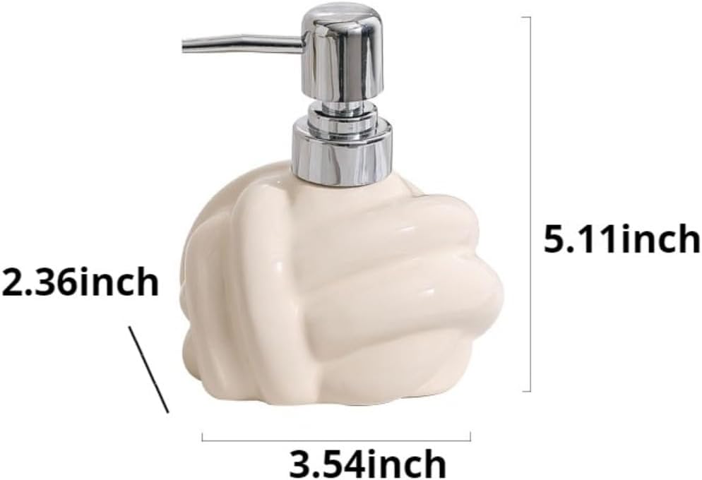 Stylish Soap Dispenser with Pump 250ml Steel Refillable