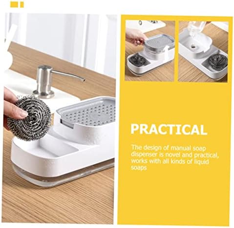 Foaming Dish Soap Dispenser Pump Box for Kitchen Reduce Waste Safe Durable
