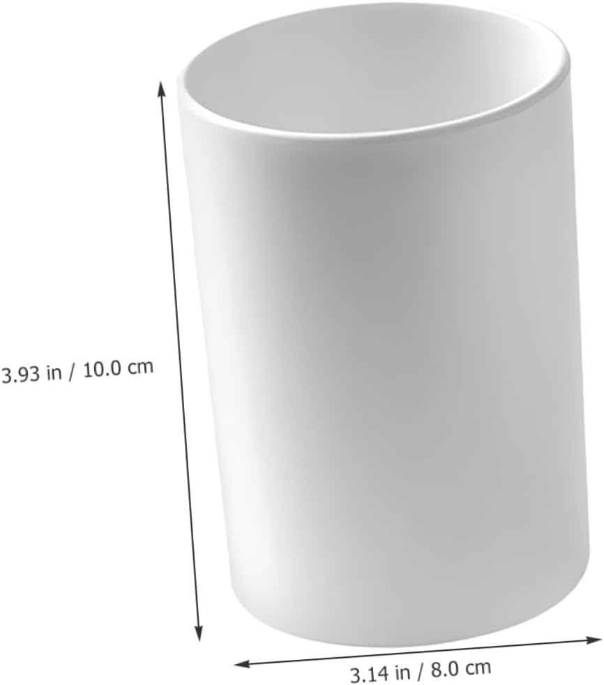 2-Piece Reusable Bathroom Tumbler Cup Holder Multi-Purpose Portable Plastic Design