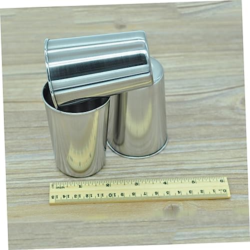 Two-Pack Stainless Steel Water Toothbrush Holder Cups 180ml Everyone Likes