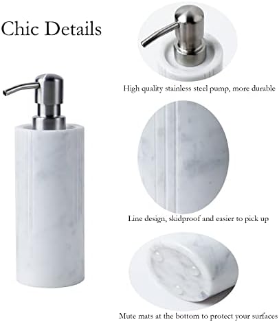 Luxury White Marble Soap Dispenser