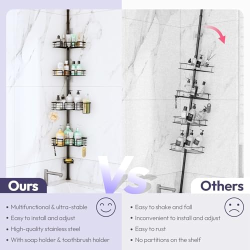 Adjustable Height Shower Caddy