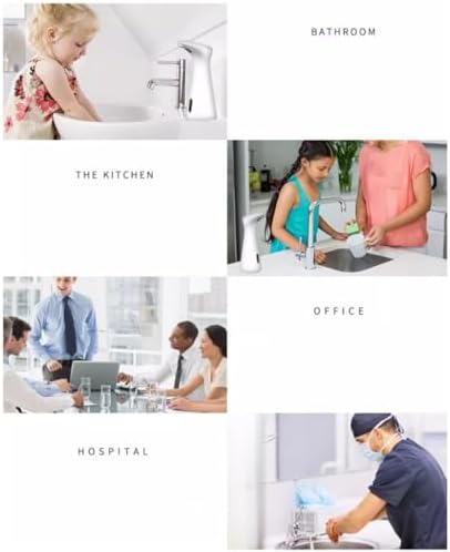 SafeARGE Automatic Touchless Soap Dispenser 200ml Touchless Dispenser Automatic Dispenser Touchless Bath Dispenser