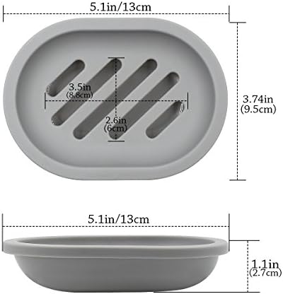 Topskey 2-Pack Soap Dish