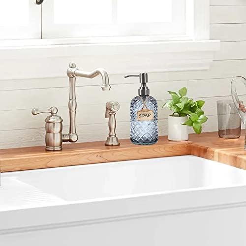 Funly mee Glass Soap Dispenser 2 Pack