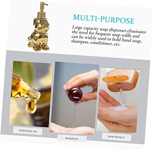 Dog-Shaped Ceramic Lotion Dispenser