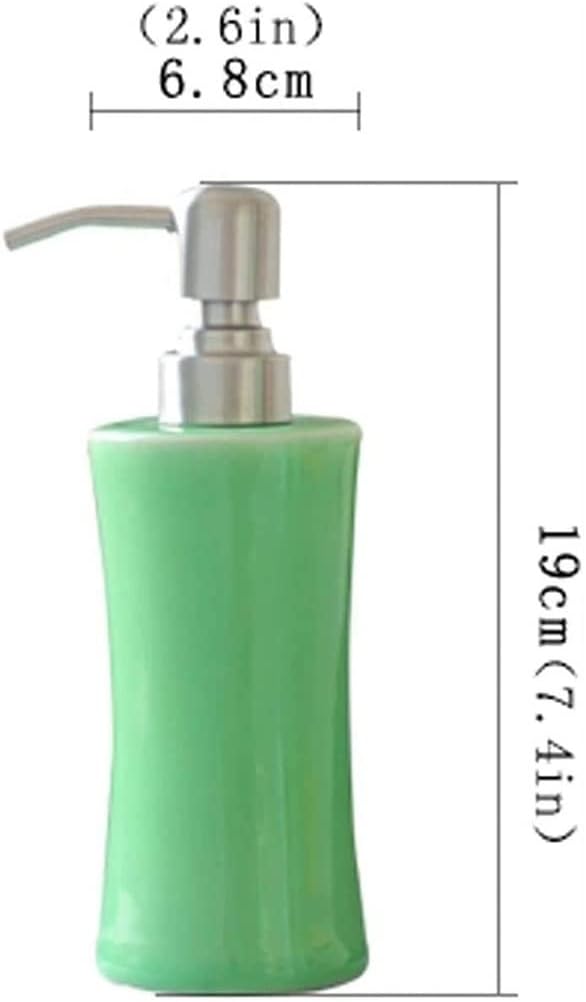 Modern Ceramic Dispenser with Blue Design