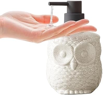 Sylfu Owl Ceramic Liquid Soap Dispenser