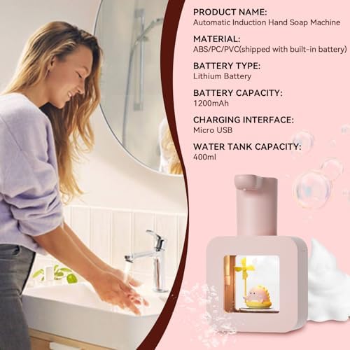 Smart Automatic soap dispenser for kids Pink