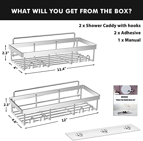 Moforoco Simple Black Organizer for Your Bathroom