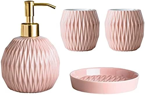 4-Piece Countertop Soap Dispenser Set