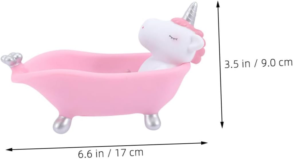 2 pc Cute Cartoon Bathtub Soap Dish Holder