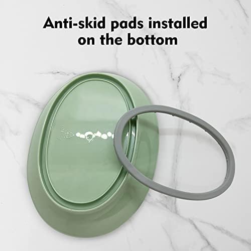 3-Pack White Soap Dish Holder Durable Eco-Friendly