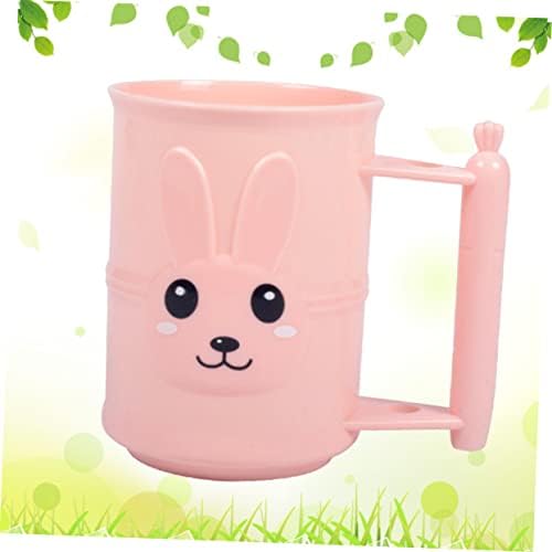 BRIGHTFUFU Cartoon Rabbit Toothbrush Tumbler