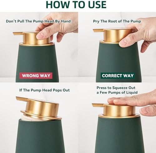 AZMOYAC Green Foaming Hand soap dispenser