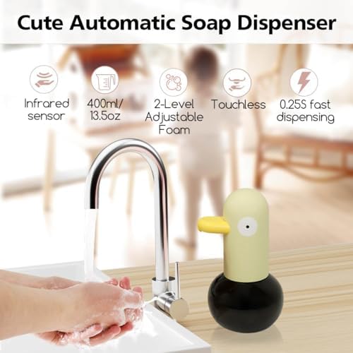 Kids Highlight automatic soap dispenser with 2 synchronize modes and USB recharging