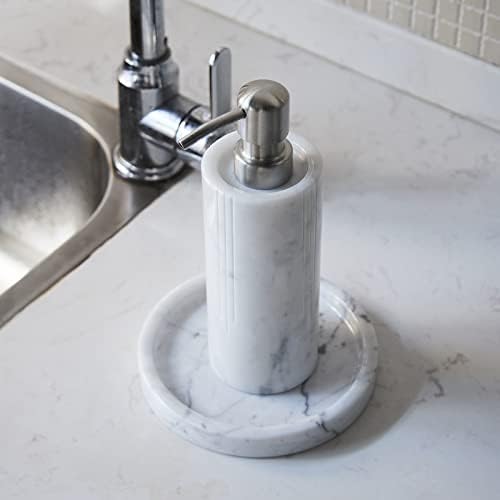 Luxury White Marble Soap Dispenser