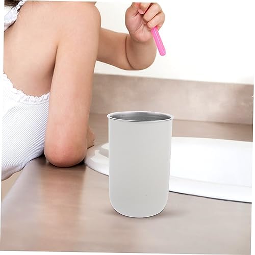 Kontonty Fun Practical Round Steel Bath Storage Cup