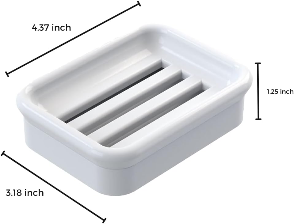 Quartzerra Double Layer Granite Soap Dish