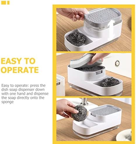 Durable Dish soapand sink sponge holder for home and bathroom