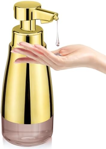 Adjustable Automatic Soap Dispenser - 15oz Stainless Steel bathroom kitchen essential touchless long-lasting