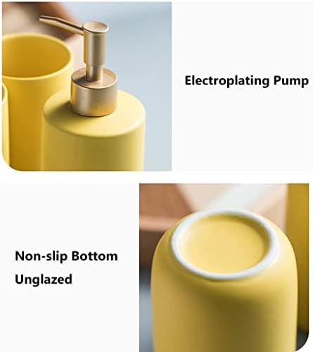 3-Piece Ceramic CounterSoap Dispenser Set