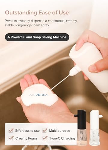 Electric Foaming Dispenser IPX8 Reusable