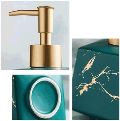 WZBNHYU Green Pigmented Refillable Pump Dispenser for Kitchen Bathroom Use