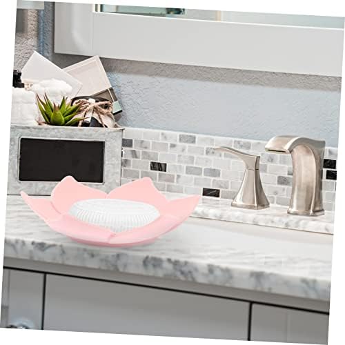 Elegant Floral Silicone Soap Dish