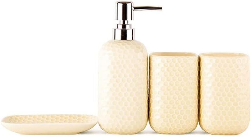 Moisture Elegance 4-Piece Bath Dispensers Set