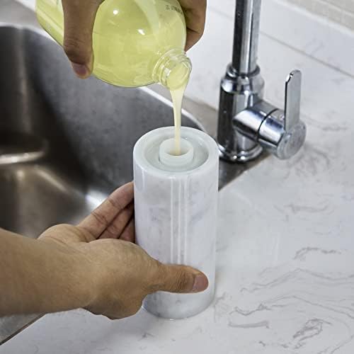 Luxury White Marble Soap Dispenser