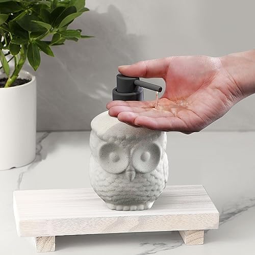 Sylfu Owl Ceramic Liquid Soap Dispenser
