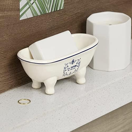 Vintage Ceramic bathtub Soap Dish