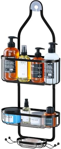 Kadolina Hanging Shower Organizer wSuction Cups