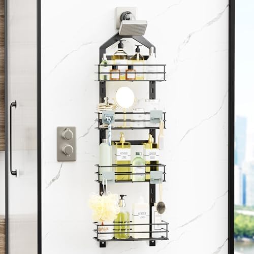 Orimade Adjustable Anti-Slip Hanging Shower Caddy