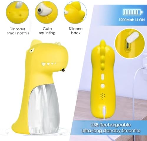 Dinosaur Shaped Automatic Foaming Soap Dispenser for Kids BIOhazy