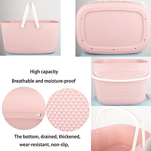 Multipurpose Shower Caddy Basket Pink